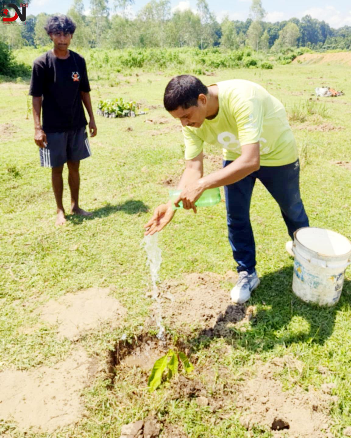 सामुदायिक वनमा दुई हजार बढी बिरुवा रोपियो