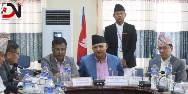 आर्थिक अनुशासनका लागि बेरुजु फर्छ्योट प्राथमिकतामा : मुख्यमन्त्री आचार्य