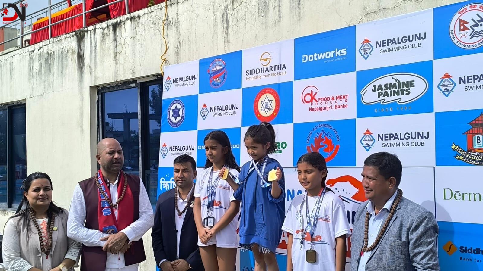 राष्ट्रिय पौडी प्रतियोगिता शुभारम्भ, आउन लाग्यो नतिजा