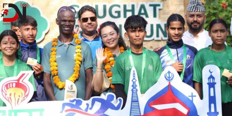 गौघाट ग्रीन रनको उपाधि युवक र दीपशीखालाई