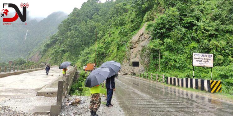 मुग्लिन–नारायणगढ सडकखण्ड एकतर्फी सञ्चालनमा