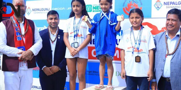 पहिलो दिन सगरमाथा स्विमिङ क्लबको दबदबा