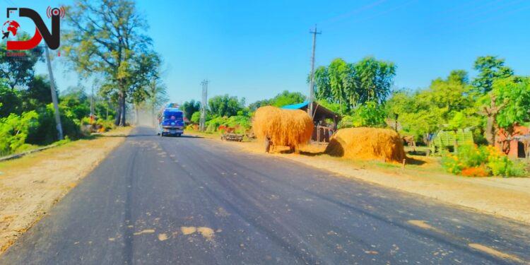 नारायणपुर–राजपुर खण्ड नबन्दा हुलाकी सडक अधुरो