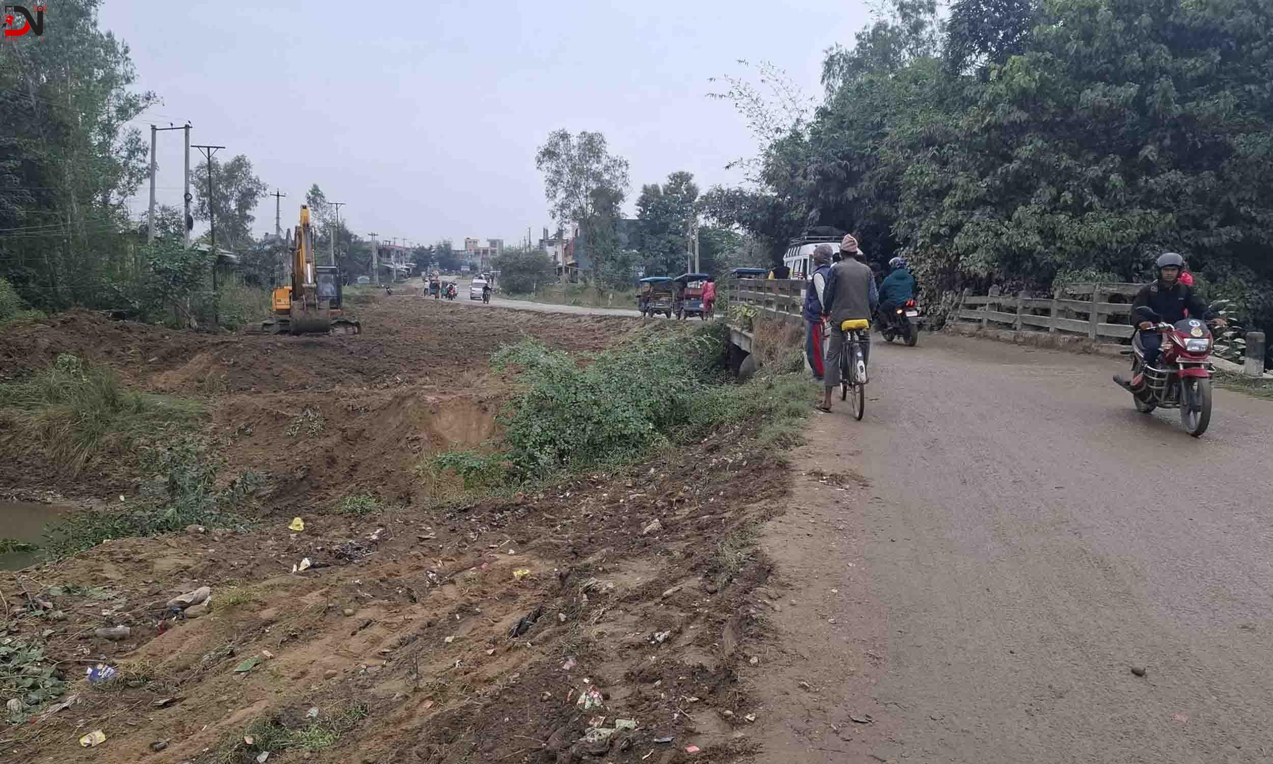 नेपालगञ्ज–गुलरिया सडकमा चार ‘लेन’को पुल निर्माण हुँदै