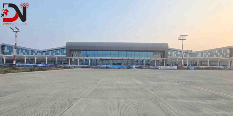 निर्धारित समयभन्दा अगावै तयार भयो राँझा विमानस्थलको नयाँ टर्मिनल भवन