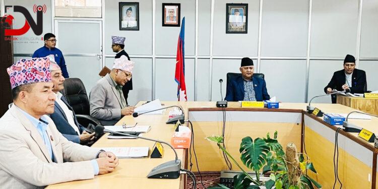 लुम्बिनी प्रदेश मन्त्रिपरिषद्को बैठकः यि हुन सात निर्णय