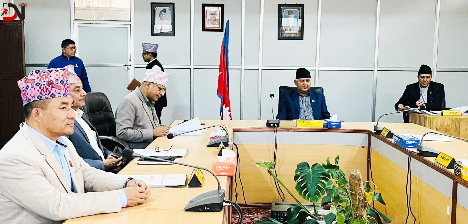 लुम्बिनी प्रदेश मन्त्रिपरिषद्को बैठकः यि हुन सात निर्णय