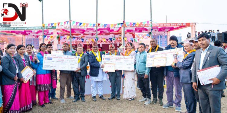 आठौं अन्तर विद्यालय मेयर रनिङ शिल्डको उपाधि ज्ञानोदयलाई