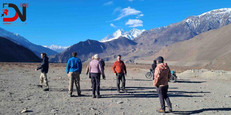 मुस्ताङमा सन् २०२५ मा विदेशी पर्यटकको सङ्ख्या १८ प्रतिशतभन्दा बढीले वृद्धि