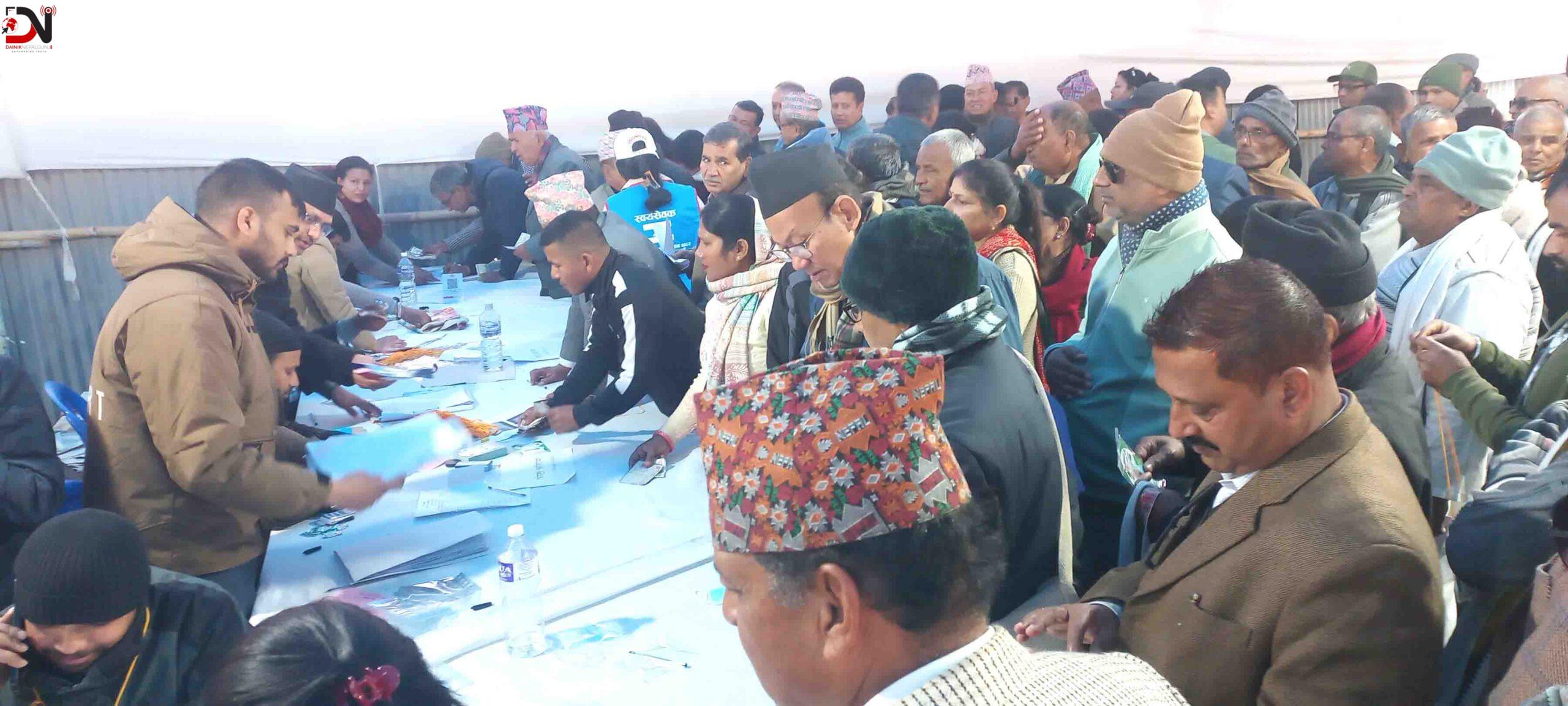 विशेष महाधिवेशन : दिउँसोसम्म एक हजार तीन सय २७ सहभागीद्वारा नाम दर्ता