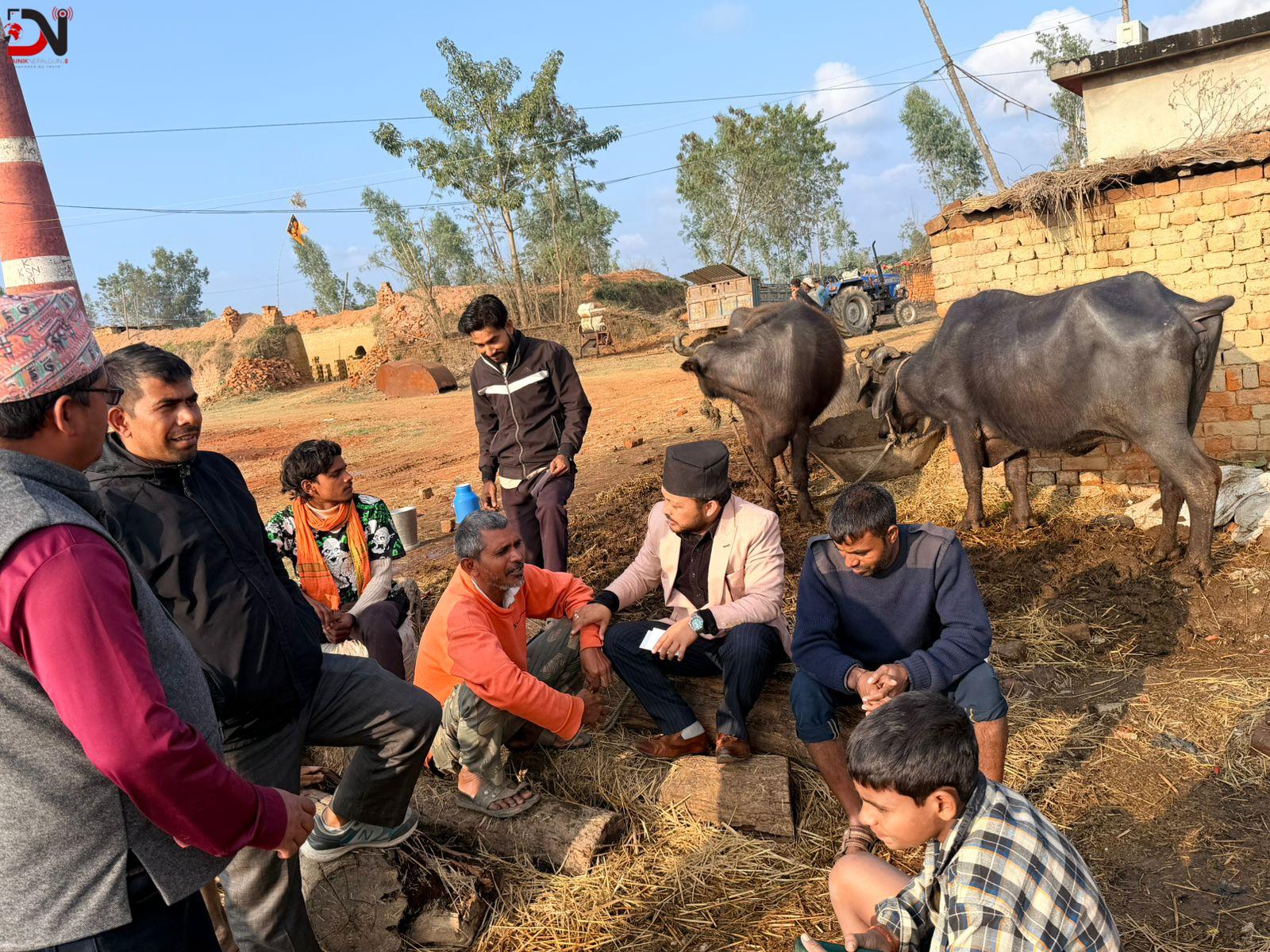 मतदातामाझ नेकपा उम्मेदवार विष्ट