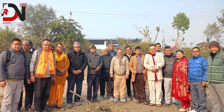 बन्न शुरु भयो वैकुण्ठधाममा पूर्वाधार