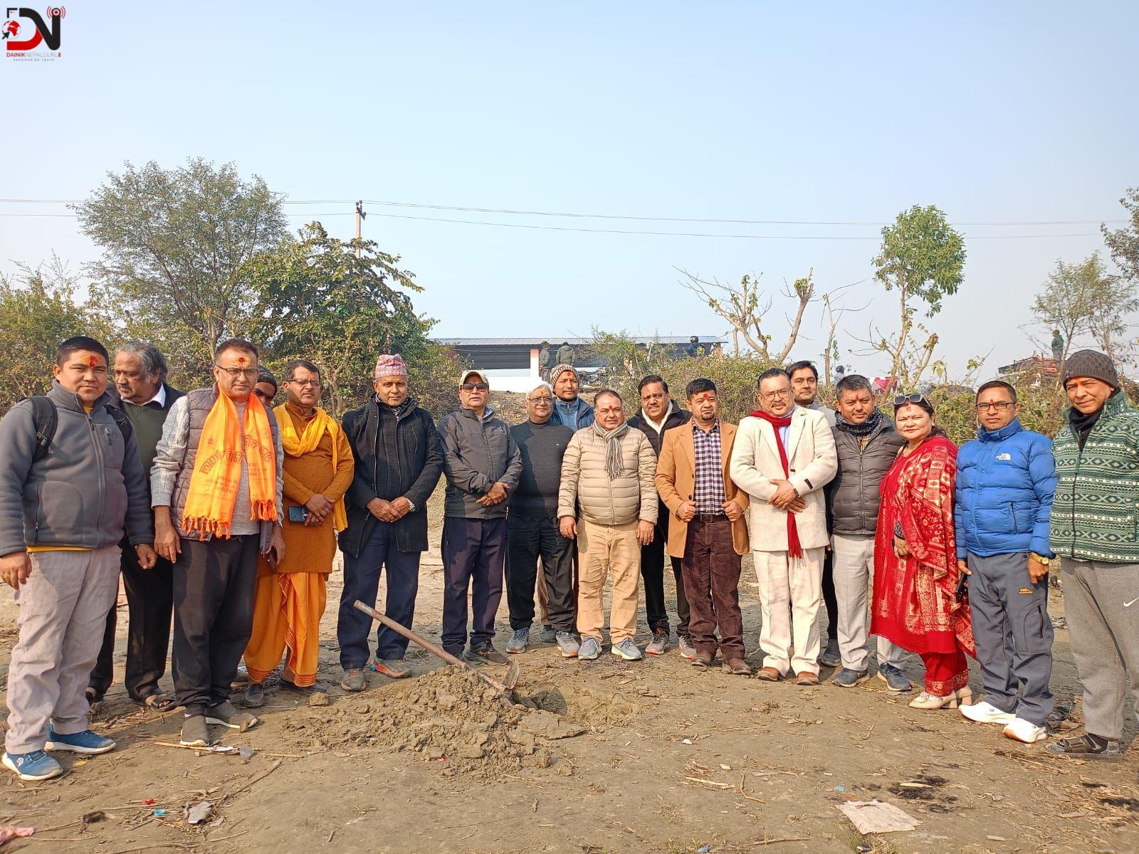 बन्न शुरु भयो वैकुण्ठधाममा पूर्वाधार