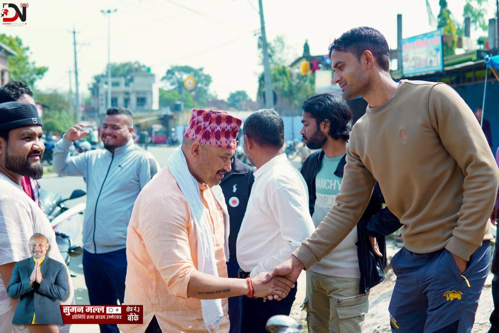 यस्तो छ, सुमन मल्लको चुनावी अभियान