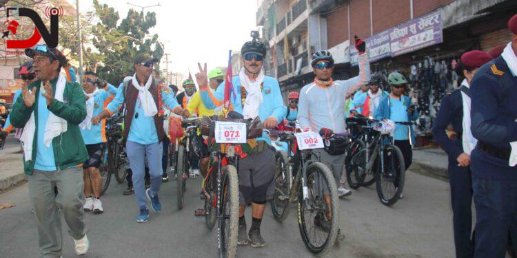 नेपालगञ्जमा आजदेखि ‘टुर द ठाकुरद्वारा’ साइकल महोत्सव
