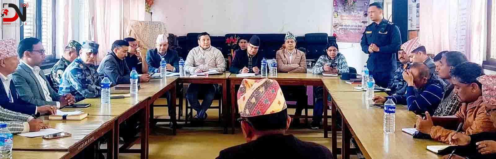 निर्वाचन तयारीमा सक्रिय बन्दै जिल्ला संयन्त्र