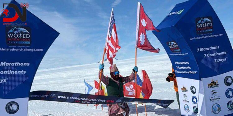 अन्टार्टिकामा दौरा सुरुवालमा दगुरेर जोशीले किर्तिमान कायम गरे