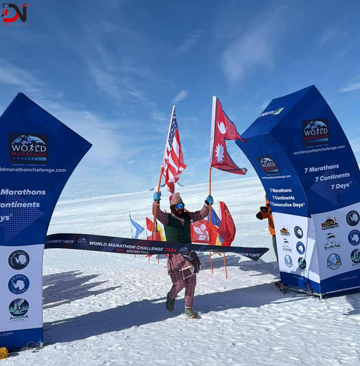 अन्टार्टिकामा दौरा सुरुवालमा दगुरेर जोशीले किर्तिमान कायम गरे