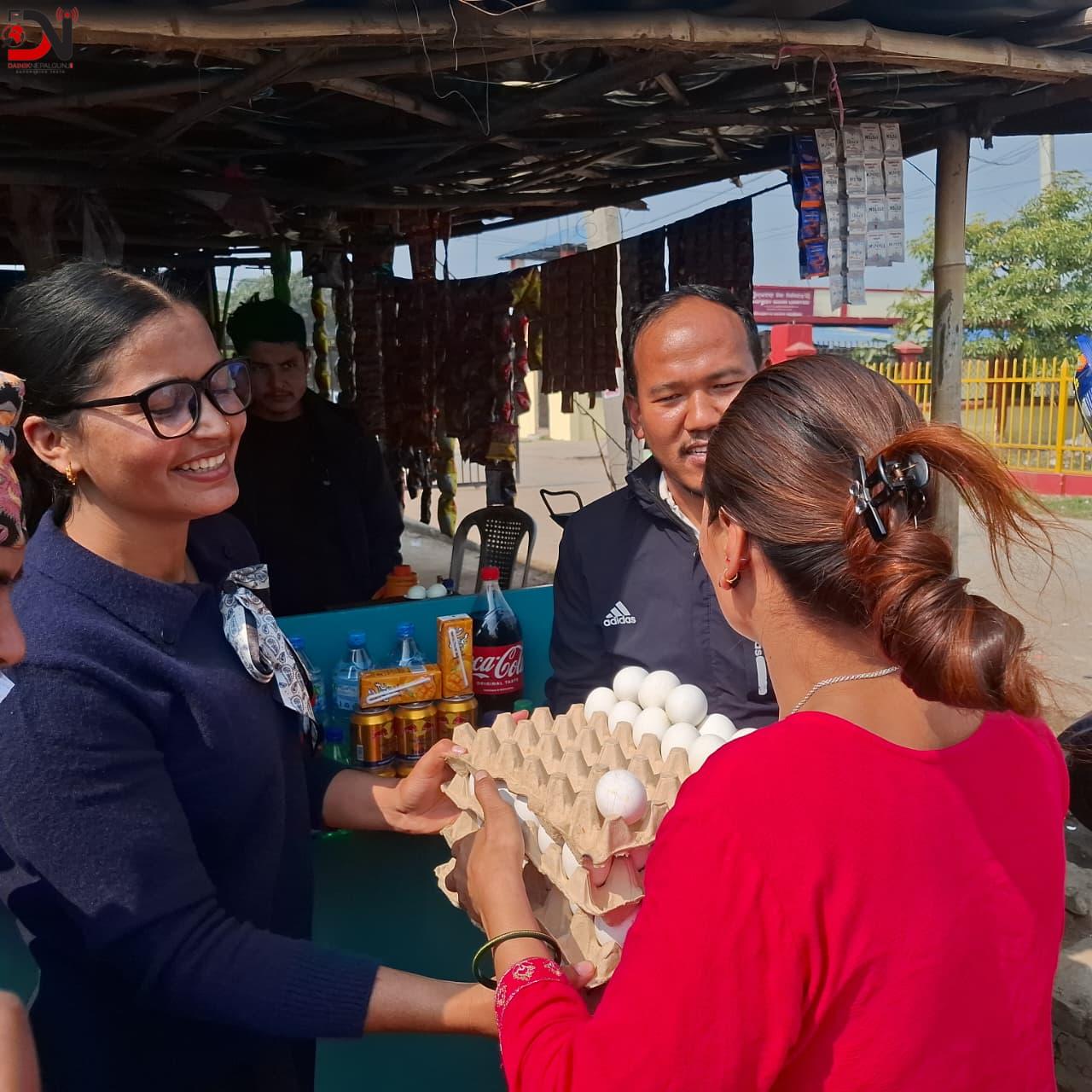 नेपालगन्जमा अवैध भारतीय अण्डा छ्याप छ्याप्ती