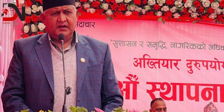 अख्तियारलाई देखाएर काम पन्छ्याउने प्रवृत्तिले प्रदेश सरकार मारमा पर्यो : मुख्यमन्त्री आचार्य