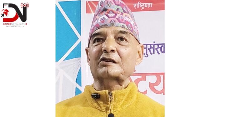 राजा सहितको हिन्दु अधिराज्यको परिकल्पनामा अडिग