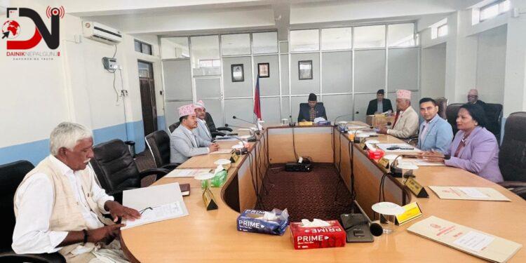 लुम्बिनी प्रदेश मन्त्रिपरिषद् बैठकः दुई वटा विधेयक तर्जुमाकालागि सैद्धान्तिक सहमती प्रदान