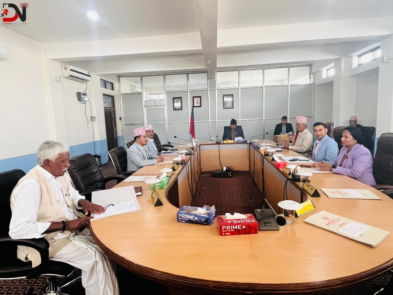 लुम्बिनी प्रदेश मन्त्रिपरिषद् बैठकः दुई वटा विधेयक तर्जुमाकालागि सैद्धान्तिक सहमती प्रदान