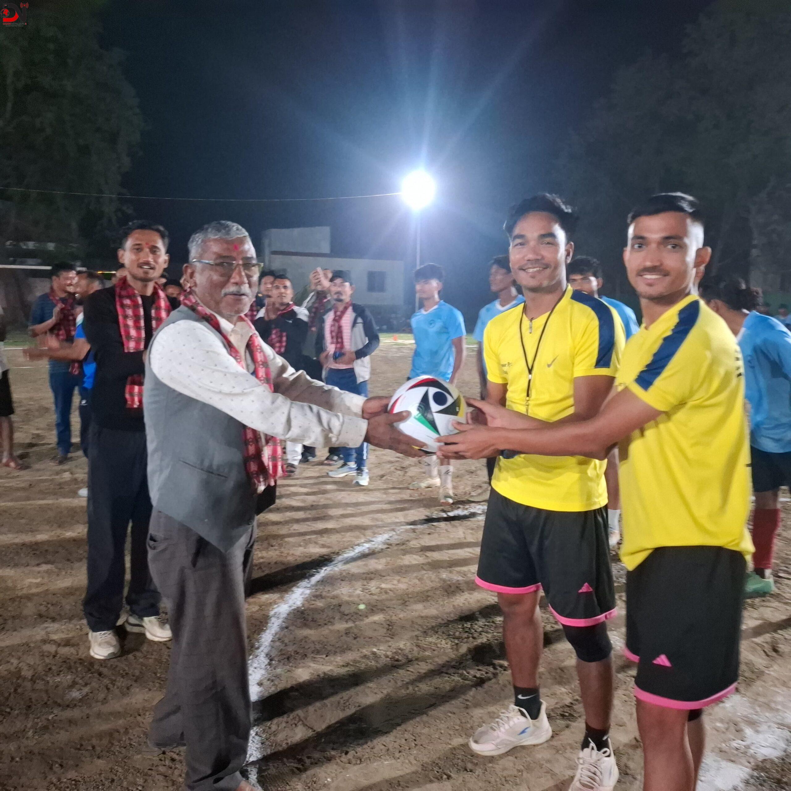 बाँकेमै पहिलो पटक ‘खजुरा नाइट फुटबल’ सुरु