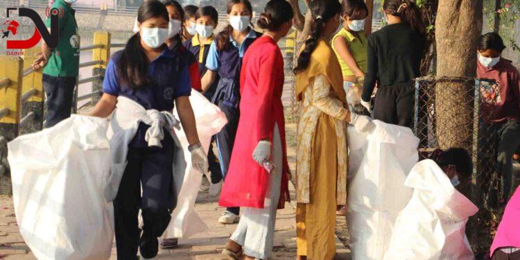 बाँकेको चर्चित पर्यटकीय स्थल वाटरपार्कमा १०० किलो बढि प्लाष्टिक फोहोर