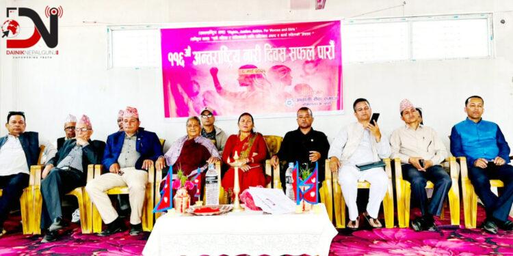 महिला दिवसको अवसरमा स्वास्थ्य शिविर