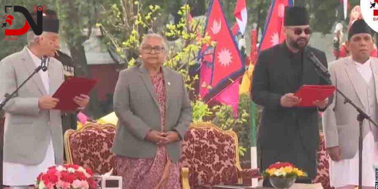 नवनियुक्त प्रधानमन्त्री शाहबाट शपथ ग्रहण