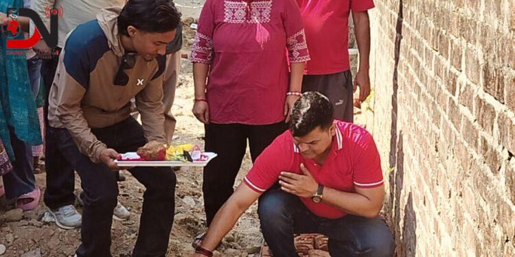 बर्माले गरे सडक शिलान्यास