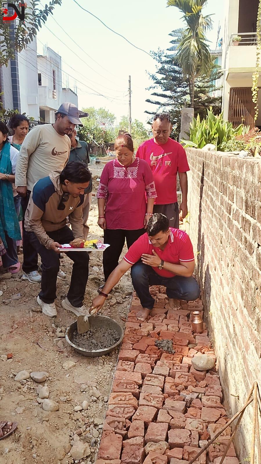 बर्माले गरे सडक शिलान्यास