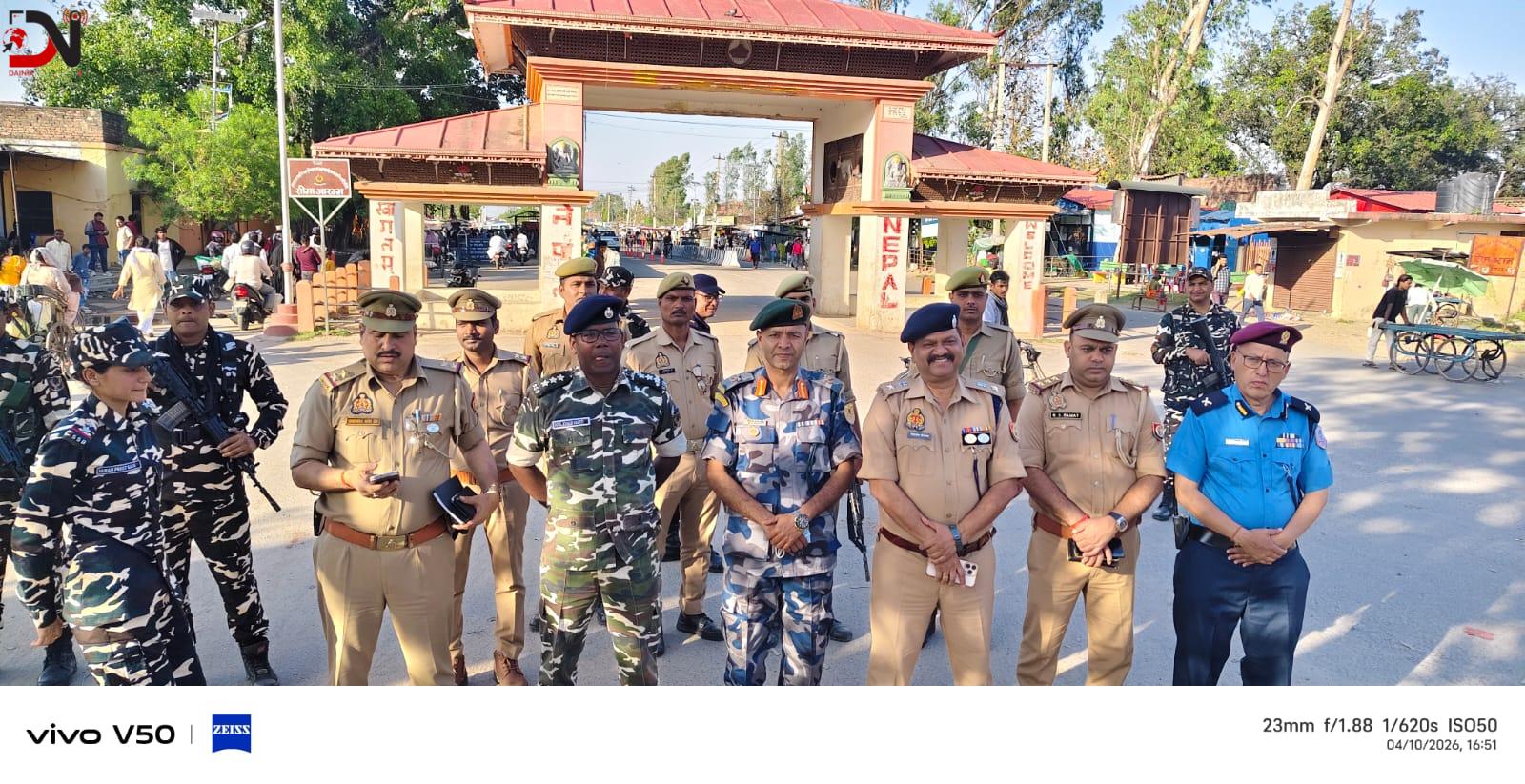 सीमा अनुगमनमा भारतीय प्रहरी अधिकारी