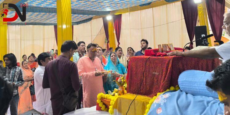 त्रिशक्ति मन्दिरमा संगीतमय श्रीराम कथा