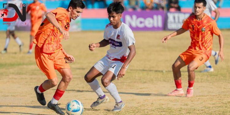 खजुरा गोल्डकप : जेबिएम फुटबल एकेडेमी सेमिफाइनलमा