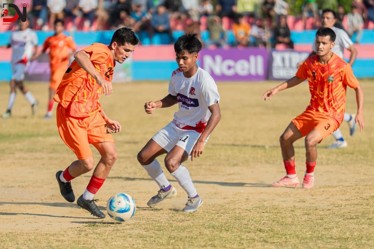 खजुरा गोल्डकप : जेबिएम फुटबल एकेडेमी सेमिफाइनलमा