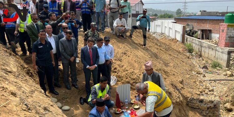 धानखोला-लमही सडक स्तरोन्नति सुरु, अत्याधुनिक प्रविधि प्रयोग