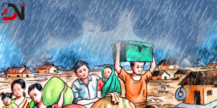 बाँके : १३ हजार बढी घरधुरी प्रभावित हुने अनुमान