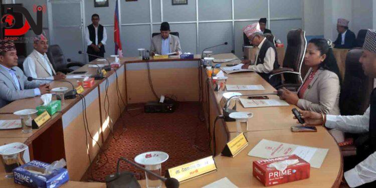 लुम्बिनी प्रदेश मन्त्रिपरिषद् बैठकः यि हुन निर्णय