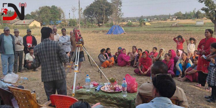 बाँकेका छ स्थानीय तहमा जग्गा नापजाँच
