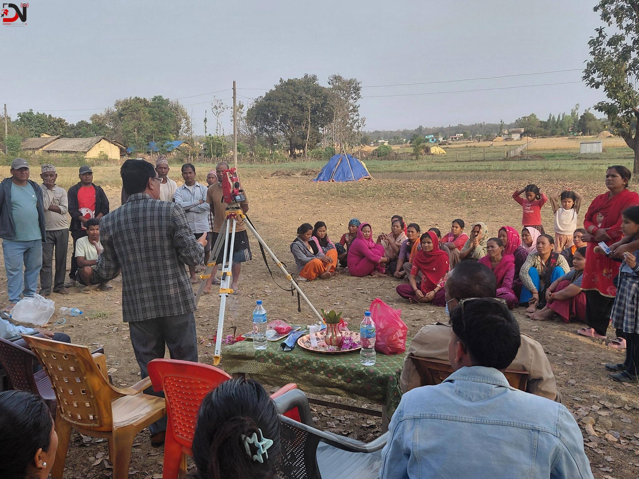 बाँकेका छ स्थानीय तहमा जग्गा नापजाँच