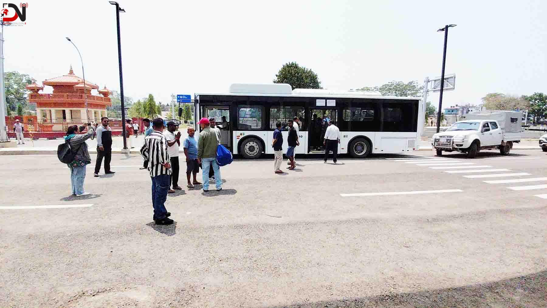 नेपालगन्ज विमानस्थलमा आजदेखि निःशुल्क ट्रलीबस सेवा सुरु