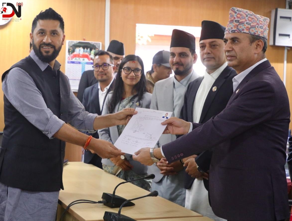 सभामुखमा रास्वपा उपसभापति अर्यालको उम्मेदवारी दर्ता