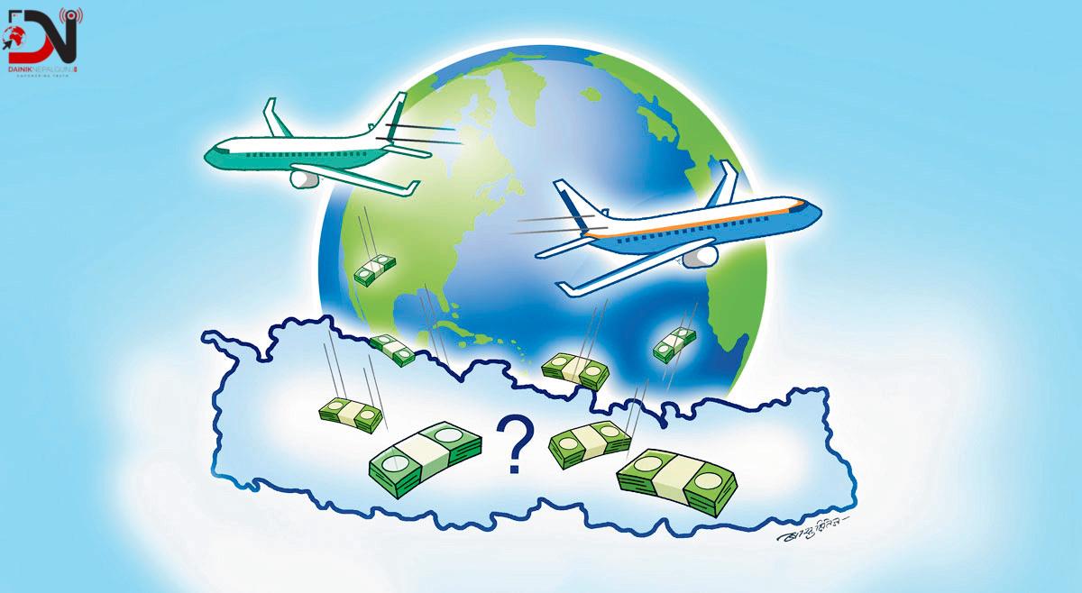 विदेशिएका नेपालीले आठ महिनामा पठाए १४ खर्ब ४९ अर्ब विप्रेषण