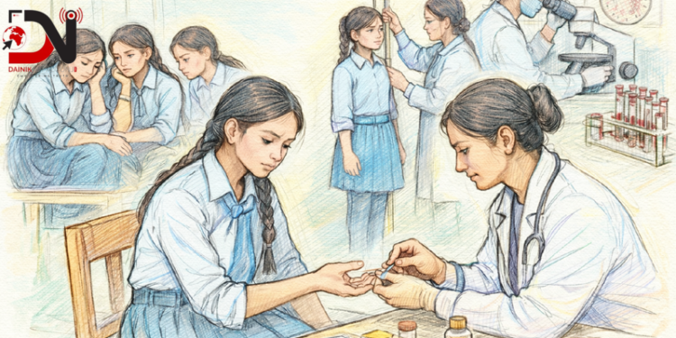 बाँके : किशोरीमा रक्तअल्पता र तौल समस्या