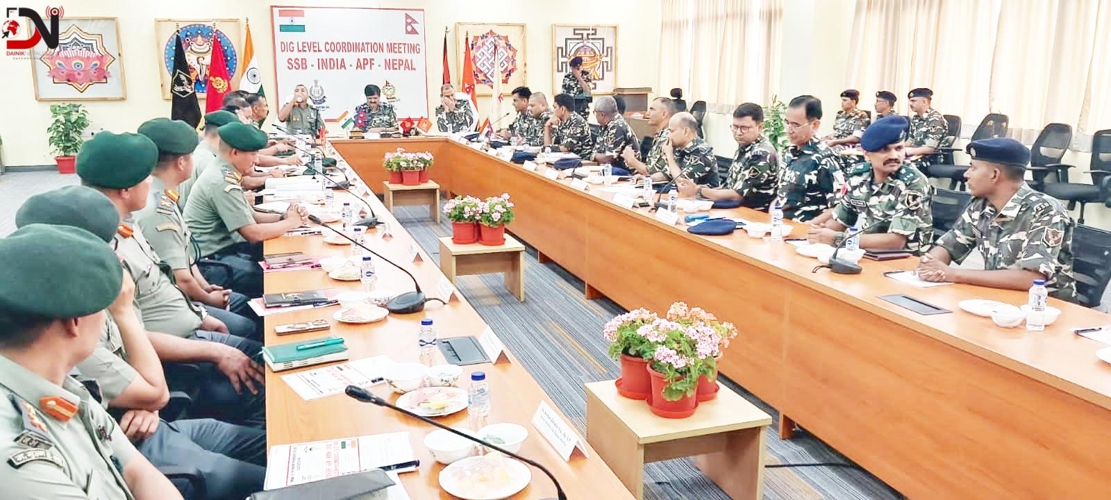 एसएसबीसँग एपीएफ उच्च अधिकारी भेट