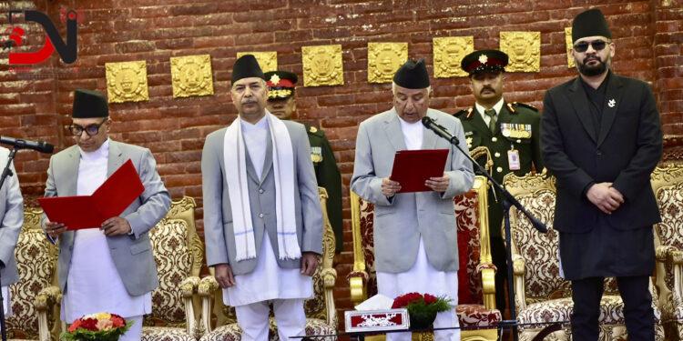 नवनियुक्त प्रधानन्यायाधीश डा शर्माद्वारा शपथ ग्रहण