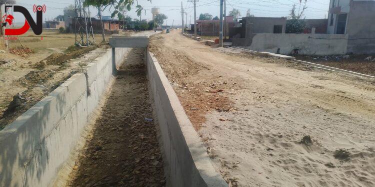 सिक्टा सिँचाइको डुडुवा शाखा नहर निर्माण द्रुतगतिमा