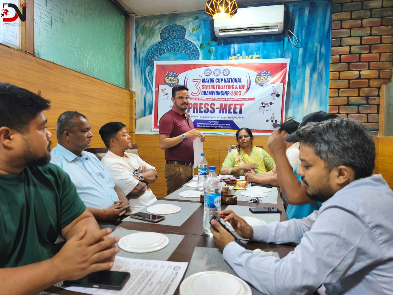 नेपालगन्जमा हुँदै तेस्रो मेयर कप स्ट्रेन्थलिफ्टिङ्ग प्रतियोगिता